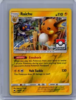 Raichu - 41/147 (League Challenge) [1st Place] Promo League & Championship Cards - Image 1