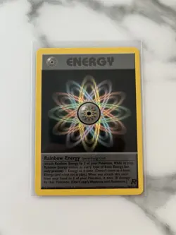 Team Rocket Rainbow Energy 80/82 Unlimited Card(Pokemon TCG Team Rocket Set) - Image 1
