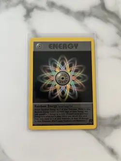 Team Rocket Rainbow Energy 80/82 Unlimited Card(Pokemon TCG Team Rocket Set) - Image 4