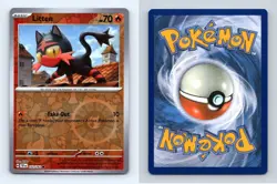 Litten #32/162 SV Temporal Forces 2024 Pokemon Reverse Holo Common TCG Card - Image 1