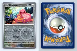 Lickitung #124/162 SV Temporal Forces 2024 Pokemon Reverse Holo Common TCG Card - Image 1