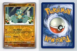 Golett #87/162 SV Temporal Forces 2024 Pokemon Reverse Holo Common TCG Card - Image 1