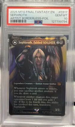 Sephiroth, Fabled SOLDIER (0317) (Borderless - Foil) Magic: The Gathering - Image 1