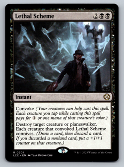 Lethal Scheme R 0201 the Lost Caverns of Ixalan Regular - Image 1