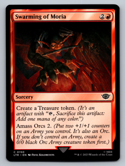 Swarming of Moria - MTG the Lord of the Rings: Tales of Middle-Earth Regular - Image 1