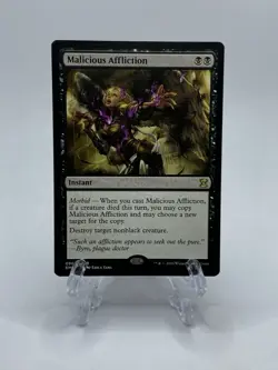 Malicious Affliction - Eternal Masters - MTG - Rare - Magic The Gathering - Image 1