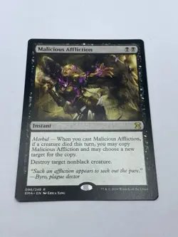 Malicious Affliction - Eternal Masters - MTG - Rare - Magic The Gathering - Image 2