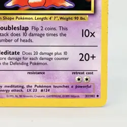 Pokemon Jynx 31/102 Base Set Unlimited Vintage 1999 LP - Image 4