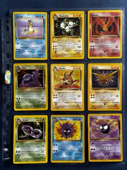 Pokemon Master Set Fossil 100% Completo 47/47 WOTC Rare Comuni Non Comuni Ita - Image 3