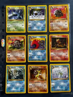 Pokemon Master Set Fossil 100% Completo 47/47 WOTC Rare Comuni Non Comuni Ita - Image 5
