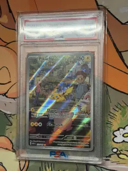 2023 POKEMON MEW EN-151 ILLUSTRATION RARE #173 PIKACHU PSA 10 - Image 3