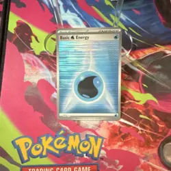 Complete Pokemon Black Bolt & White Flare Horizontal Line Holo Energy Set NM - Image 5
