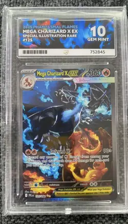 Pokemon TCG - Mega Charizard X ex 125/094: Phantasmal Flames - SIR - ACE 10 - Image 1