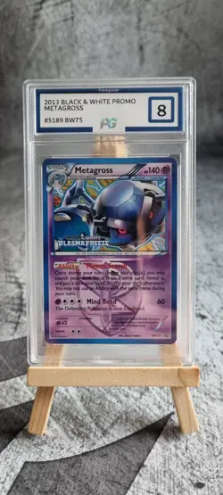 Pokemon TCG - Black & White Promo - BW75 Metagross - Holo Promo - Pokegrade 8 - Image 1