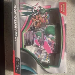 Pokemon Iron Valiant ex Box Booster Promo Box Topper English 2023 - Image 1