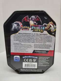 Pokemon Paldean Fates Charizard EX Tin (New/Factory Sealed) - Image 4