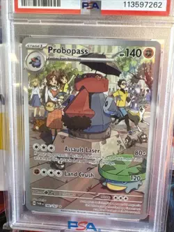 2024 Pokemon Twilight Masquerade- Probopass 182/167 Illustration Rare MINT PSA 9 - Image 2