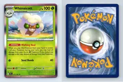 Whimsicott #15/162 Scarlet & Violet Temporal Forces 2024 Pokemon Rare Holo TCG - Image 1