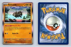 Relicanth #84/162 Scarlet & Violet Temporal Forces 2024 Pokemon Rare Holo TCG - Image 1
