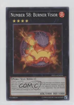Number 58: Burner Visor Unlimited YuGiOh Duelist Alliance #DUEA-EN094 - Image 1
