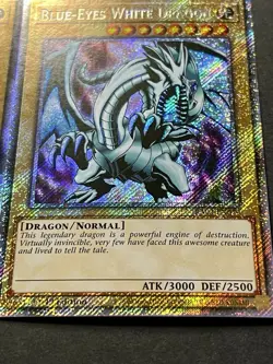 3x Blue-Eyes White Dragon | RA03-EN079 | Platinum Secret Rares | NM | YuGiOh! - Image 5