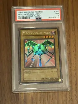 Yu-Gi-Oh! Mechanicalchaser TP1-001 PSA 7 NM - Tournament Pack 1 Ultra Rare Slab - Image 2