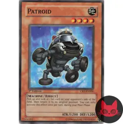 Yugioh Patroid CRV-EN006 Common 1st Edition LP - Image 1
