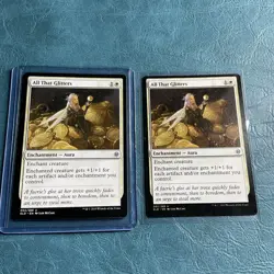 (2x) All That Glitters Throne of Eldraine Regular 002/269 Uncommon LP MTG - Image 1