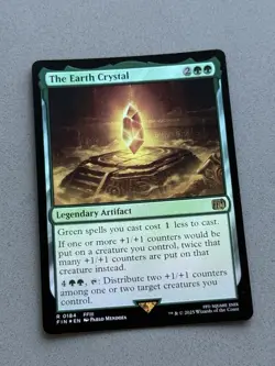 MTG The Earth Crystal #184 FOIL - MTG Final Fantasy FIN - NM / Mint - Image 3