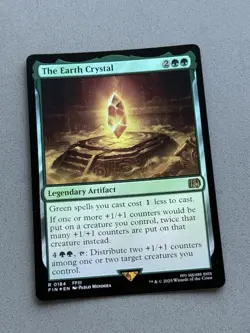 MTG The Earth Crystal #184 FOIL - MTG Final Fantasy FIN - NM / Mint - Image 4
