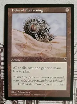 MTG Helm of Awakening x1 LP ~Visions (Magic the Gathering)*Free Shipping* - Image 1