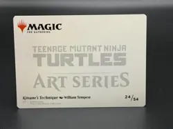 MTG Art Series: Teenage Mutant Ninja Turtles - GOLD Signature - Kitsune’s Tech. - Image 2