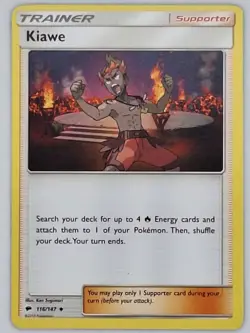 Kiawe 116/147 Pokemon - Sun & Moon Burning Shadows MP - Image 1