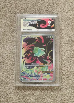 ACE MINT 9 - Bulbasaur 133/132 Stamped Pokemon Card - PSA BGS CGC - Image 1