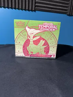 Pokemon Scarlet & Violet Temporal Forces Elite Trainer Box ETB Iron Leaves New - Image 1