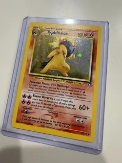 Typhlosion 17/111 Neo Genesis Holo Moderately Played - OG Owner Pokemon TCG Card - Image 3