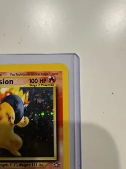 Typhlosion 17/111 Neo Genesis Holo Moderately Played - OG Owner Pokemon TCG Card - Image 5