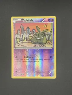Trubbish 56/122 Reverse Holo XY Breakpoint Pokemon - MP - Image 3