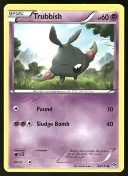 Pokemon Tcg Trubbish #64 Pokemon Plasma Storm LP - Image 1