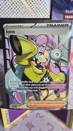 Iono Pokemon Paldea Evolved Holo Ultra Rare 254/193 NM or Better - Image 1