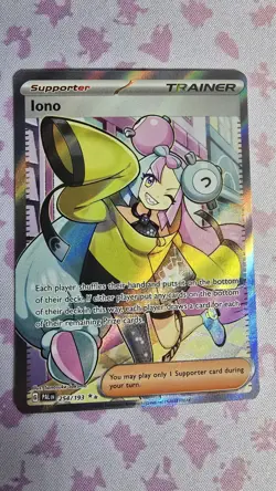 Iono Pokemon Paldea Evolved Holo Ultra Rare 254/193 NM or Better - Image 2