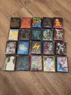 Pokemon TCG 20x ETB Deck Sleeves (Mega Evolution, S&V, S&S, Iono, Lillie) Sealed - Image 1