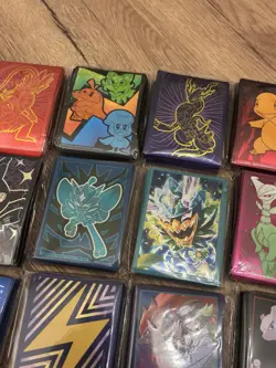 Pokemon TCG 20x ETB Deck Sleeves (Mega Evolution, S&V, S&S, Iono, Lillie) Sealed - Image 3