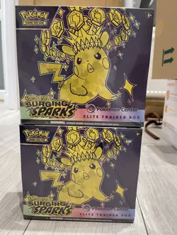 Pokemon TCG Surging Sparks Pokemon Center Elite Trainer Box ETB New & Sealed - Image 1