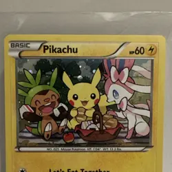 Pokemon TCG Pikachu XY95 Black Star Promo Holo Basic - Image 2