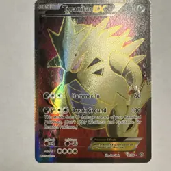 Pokemon Tyranitar EX 91/98 XY Ancient Origins Ultra Rare Full Art Holo 180 HP - Image 1