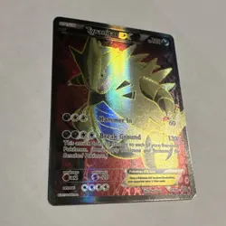 Pokemon Tyranitar EX 91/98 XY Ancient Origins Ultra Rare Full Art Holo 180 HP - Image 2