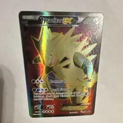 Pokemon Tyranitar EX 91/98 XY Ancient Origins Ultra Rare Full Art Holo 180 HP - Image 4