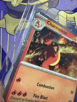 Charmeleon 005/165 *DOUBLE SWIRL* Paldean Fates Cosmos Holo Rare Pokemon NM/M - Image 1