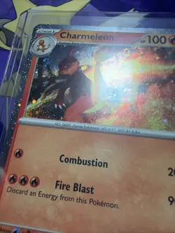 Charmeleon 005/165 *DOUBLE SWIRL* Paldean Fates Cosmos Holo Rare Pokemon NM/M - Image 3